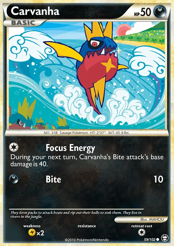 Carvanha — Triumphant card #59