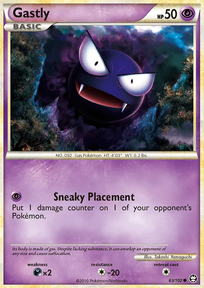 Gastly — Triumphant card #63