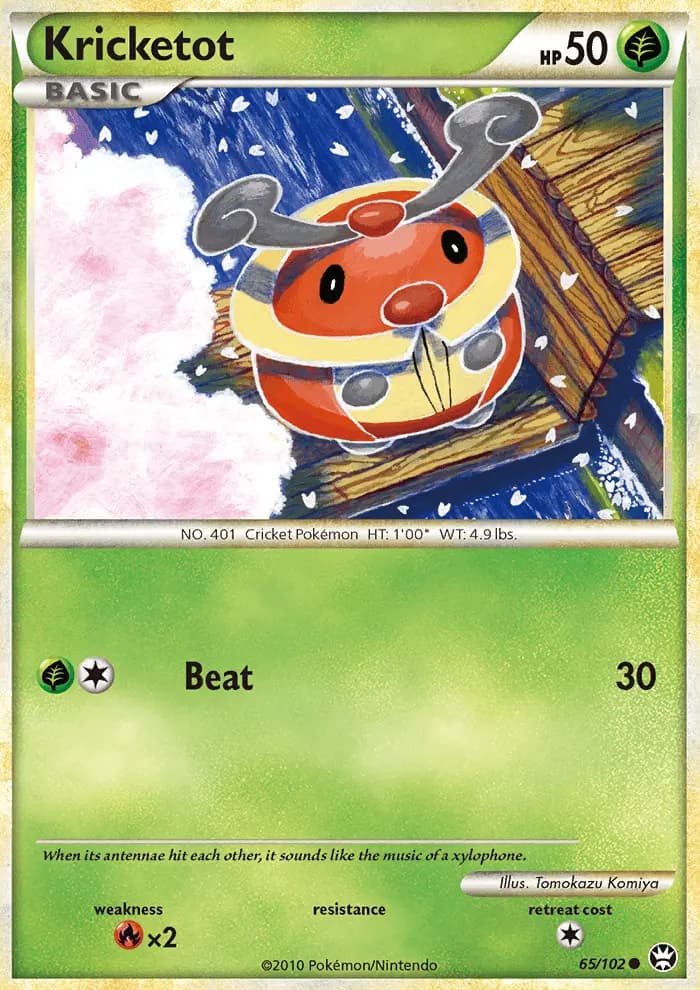 Kricketot — Triumphant card #65