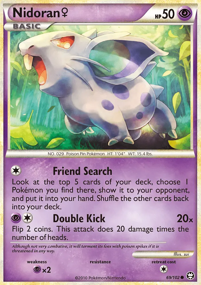 Nidoran♀ — Triumphant card #69