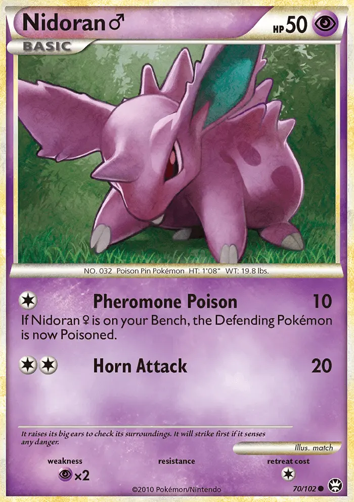 Nidoran♂ — Triumphant card #70
