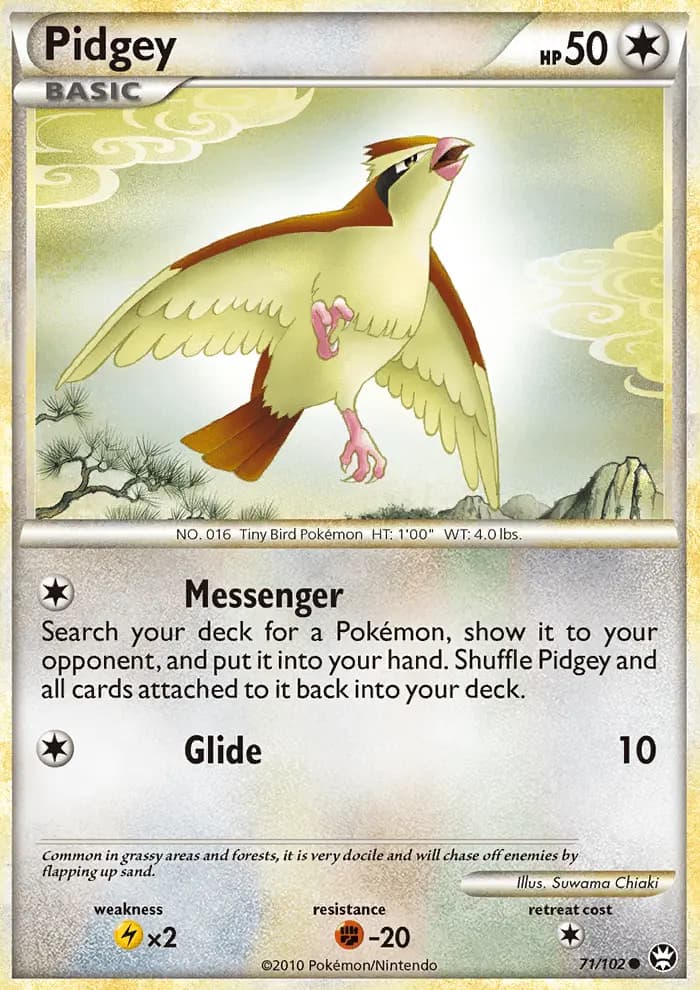 Pidgey — Triumphant card #71