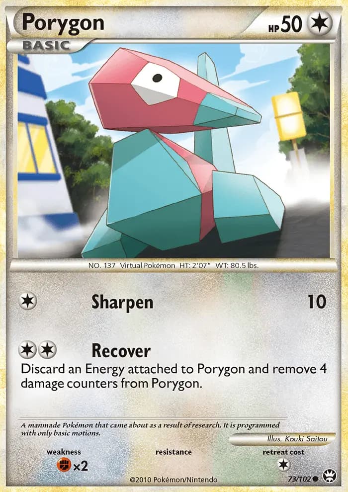 Porygon — Triumphant card #73