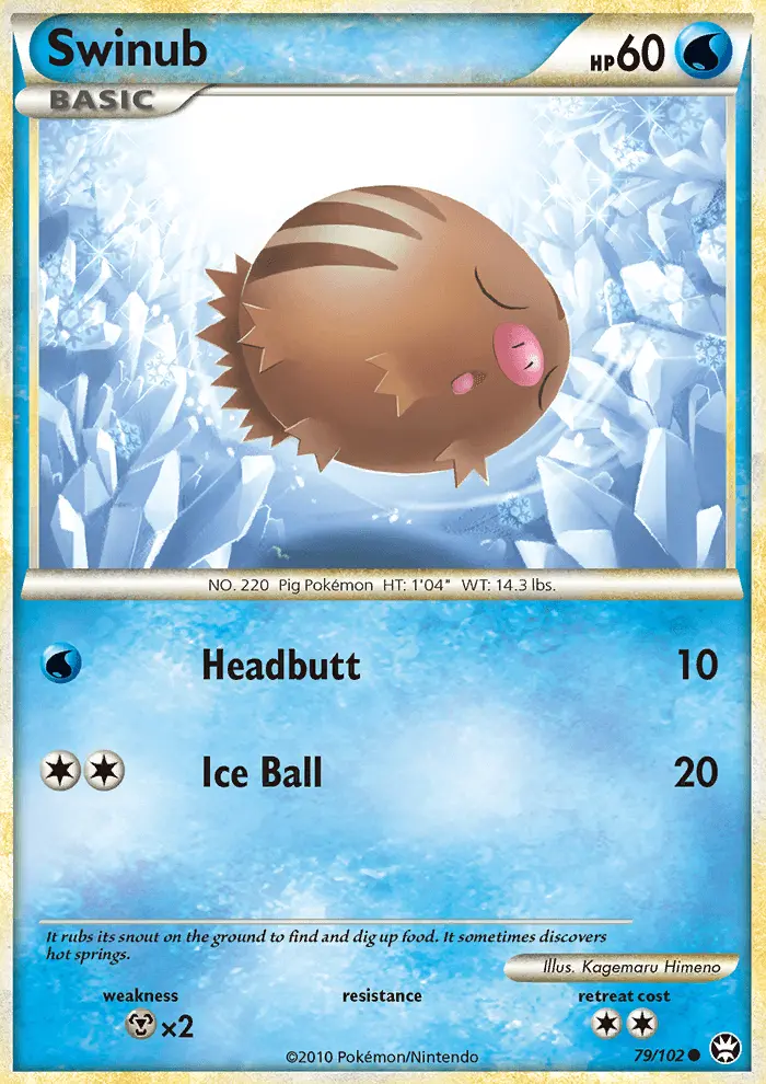 Swinub — Triumphant card #79