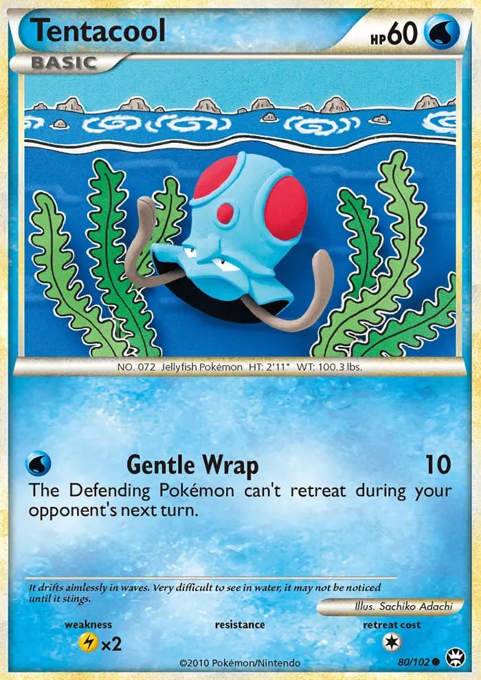 Tentacool — Triumphant card #80