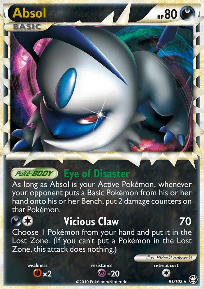 Absol — Triumphant card #91