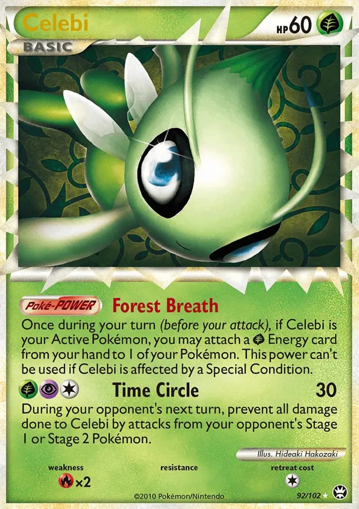 Celebi — Triumphant card #92