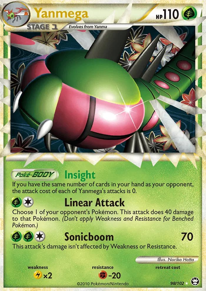 Yanmega — Triumphant card #98
