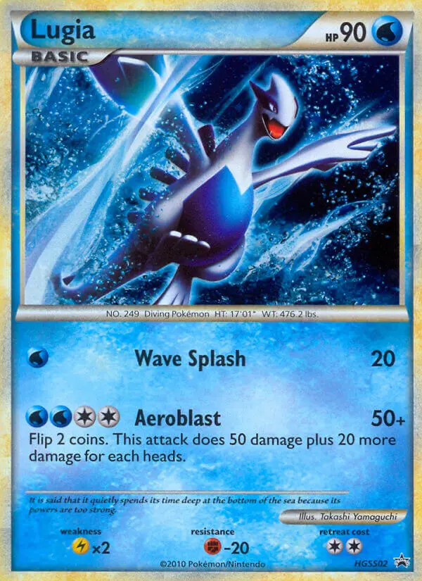 Lugia — HGSS Black Star Promos card #HGSS02