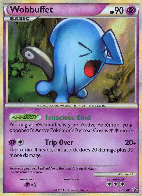 Wobbuffet — HGSS Black Star Promos card #HGSS04