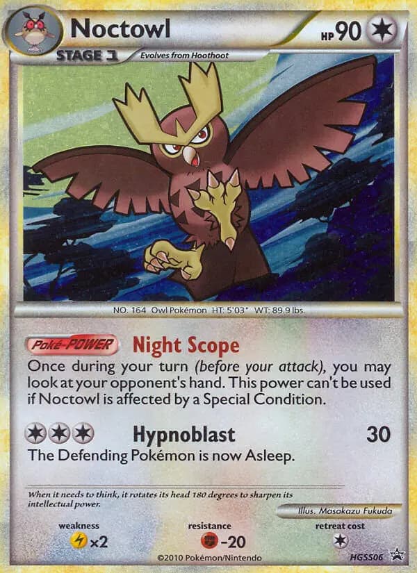 Noctowl — HGSS Black Star Promos card #HGSS06