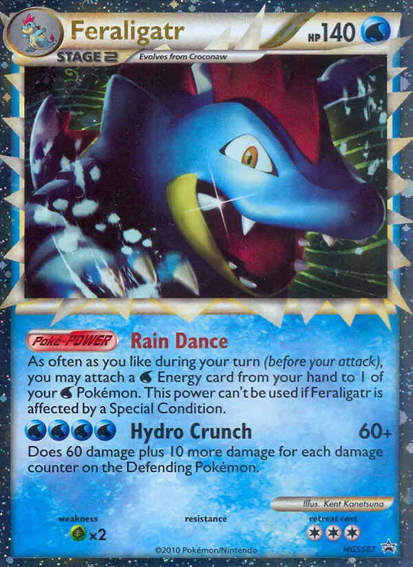 Feraligatr — HGSS Black Star Promos card #HGSS07