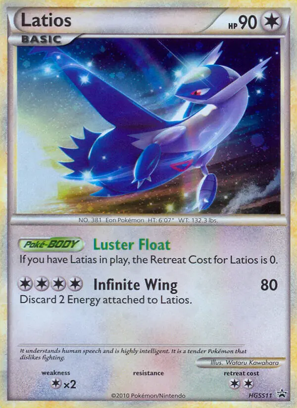 Latios — HGSS Black Star Promos card #HGSS11