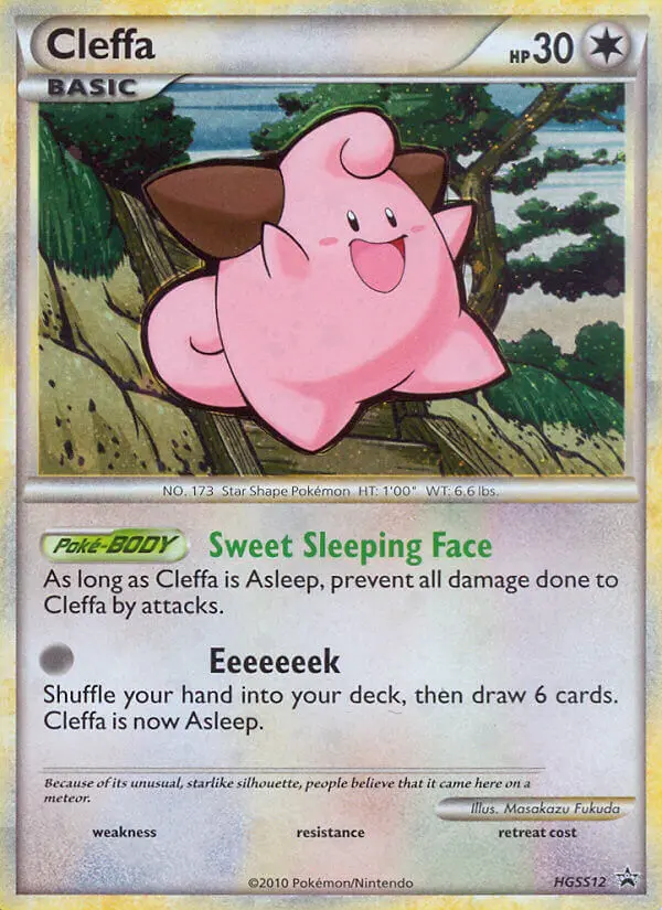 Cleffa — HGSS Black Star Promos card #HGSS12