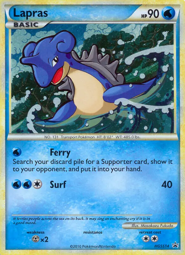 Lapras — HGSS Black Star Promos card #HGSS14