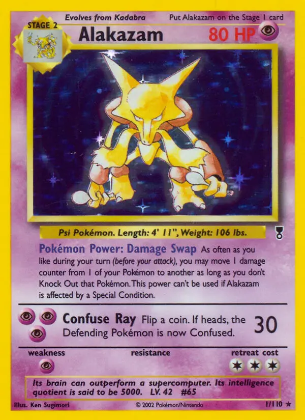 Alakazam — Legendary Collection card #1