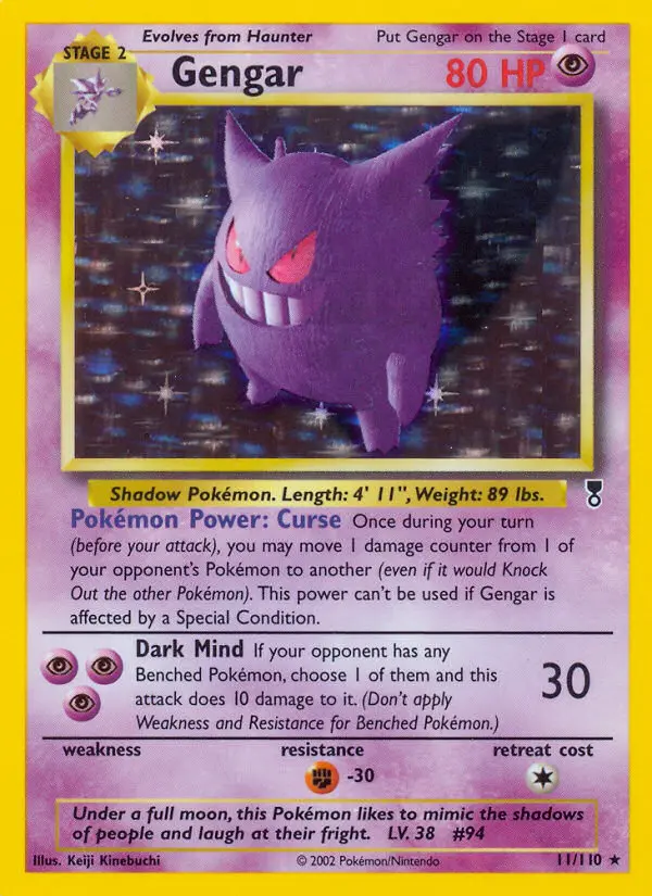 Gengar — Legendary Collection card #11
