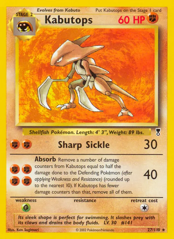 Kabutops — Legendary Collection card #27