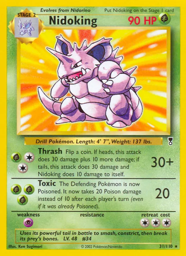 Nidoking — Legendary Collection card #31