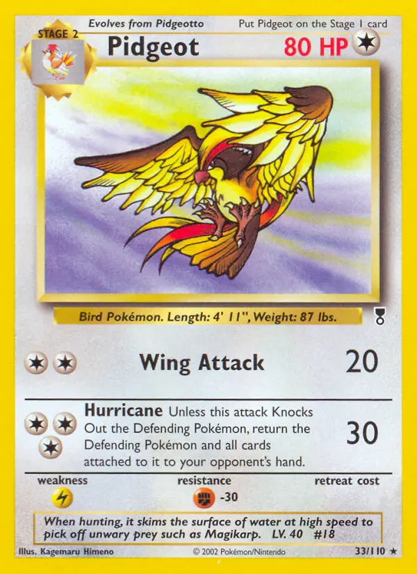Pidgeot — Legendary Collection card #33