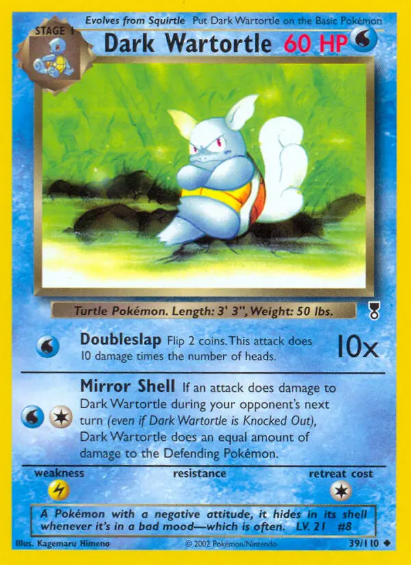 Dark Wartortle — Legendary Collection card #39