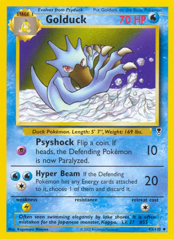 Golduck — Legendary Collection card #43