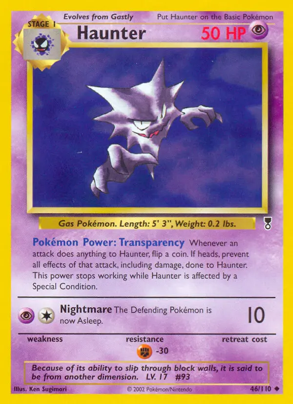 Haunter — Legendary Collection card #46