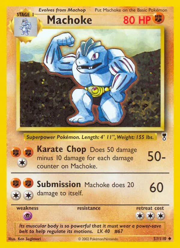 Machoke — Legendary Collection card #51
