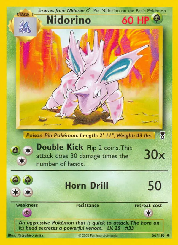 Nidorino — Legendary Collection card #56