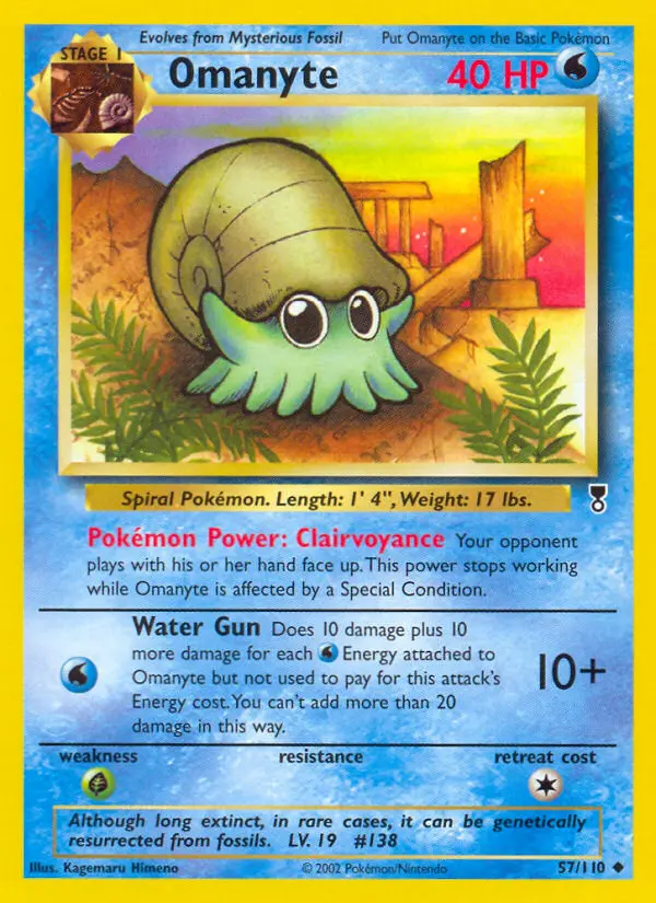 Omanyte — Legendary Collection card #57