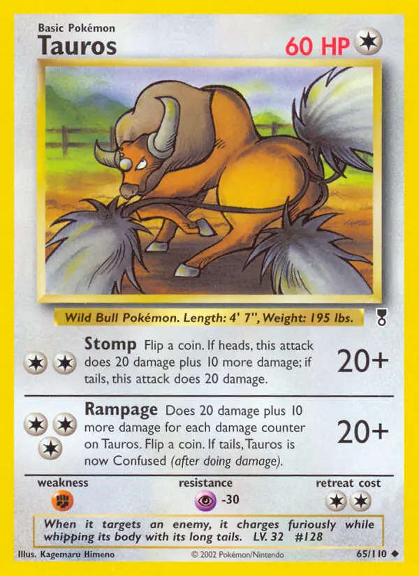 Tauros — Legendary Collection card #65