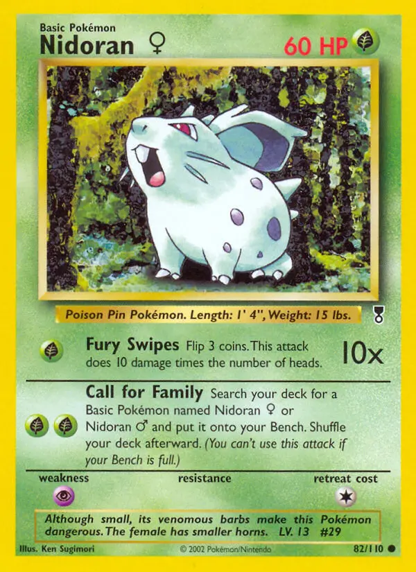 Nidoran♀ — Legendary Collection card #82