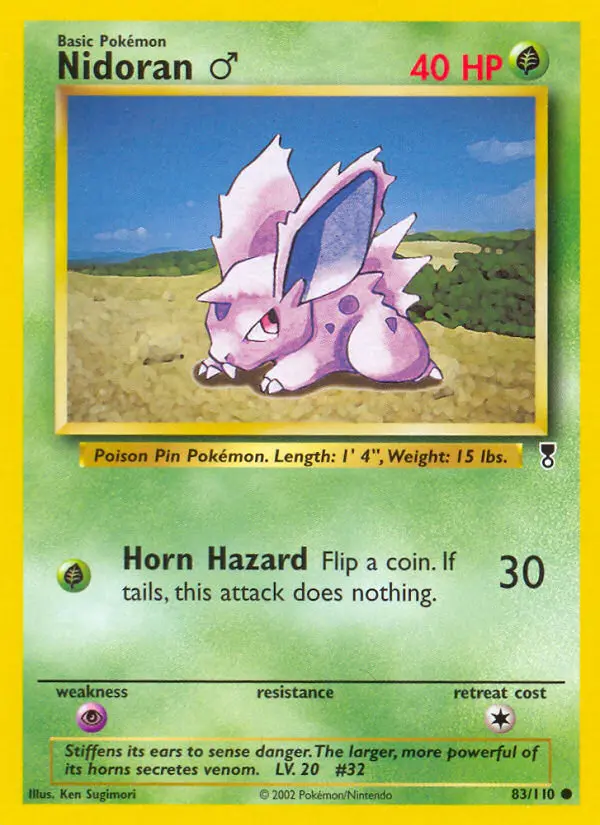 Nidoran♂ — Legendary Collection card #83