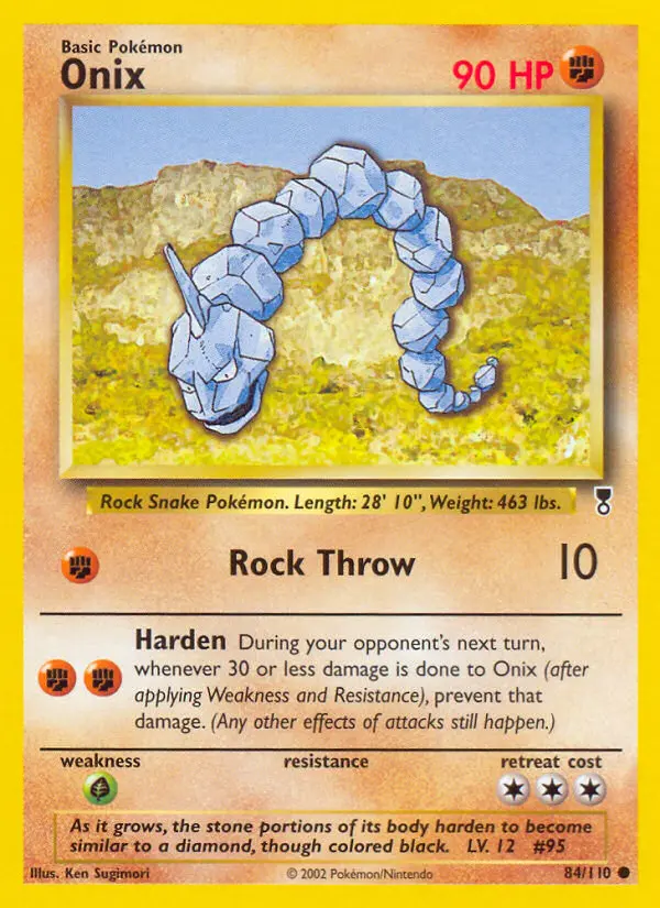 Onix — Legendary Collection card #84
