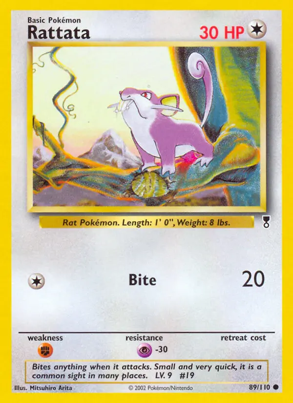 Rattata — Legendary Collection card #89