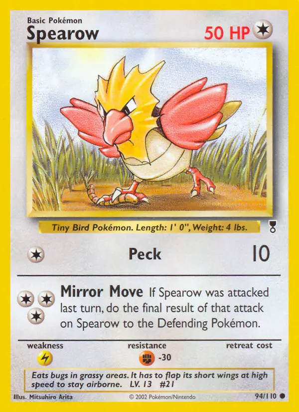 Spearow — Legendary Collection card #94