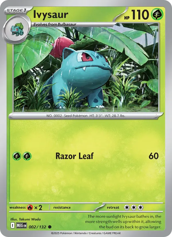 Ivysaur — Mega Evolution card #002