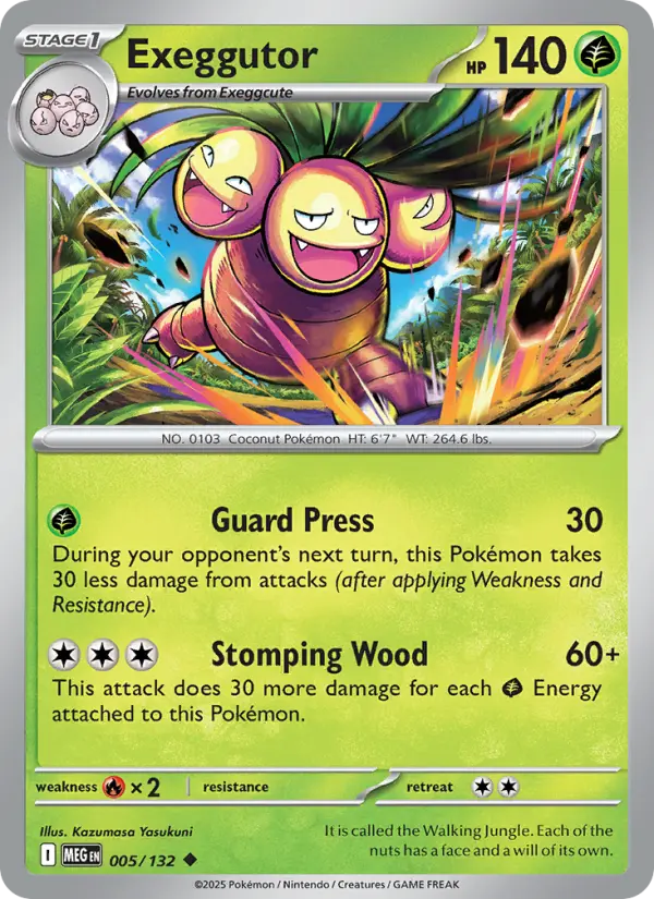 Exeggutor — Mega Evolution card #005