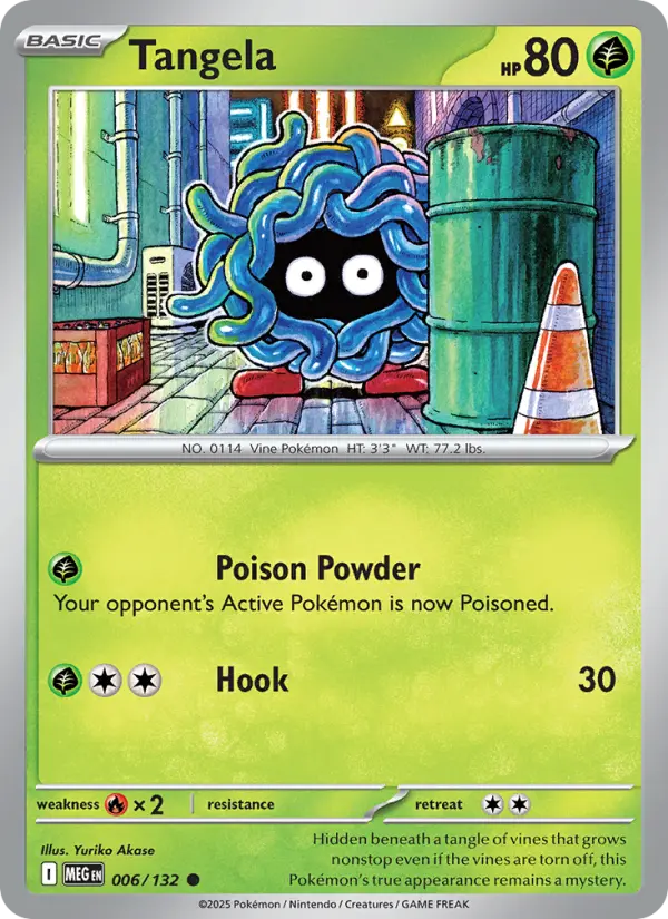 Tangela — Mega Evolution card #006
