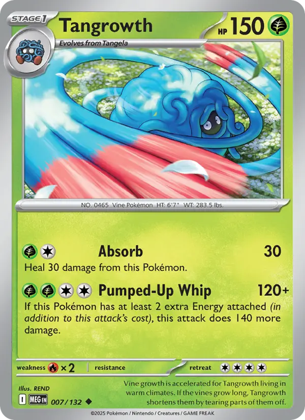 Tangrowth — Mega Evolution card #007