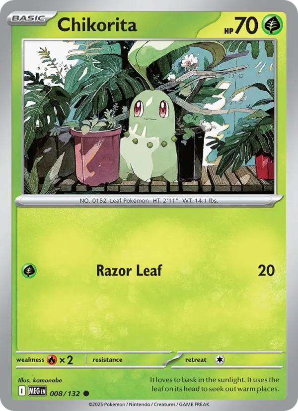Chikorita — Mega Evolution card #008