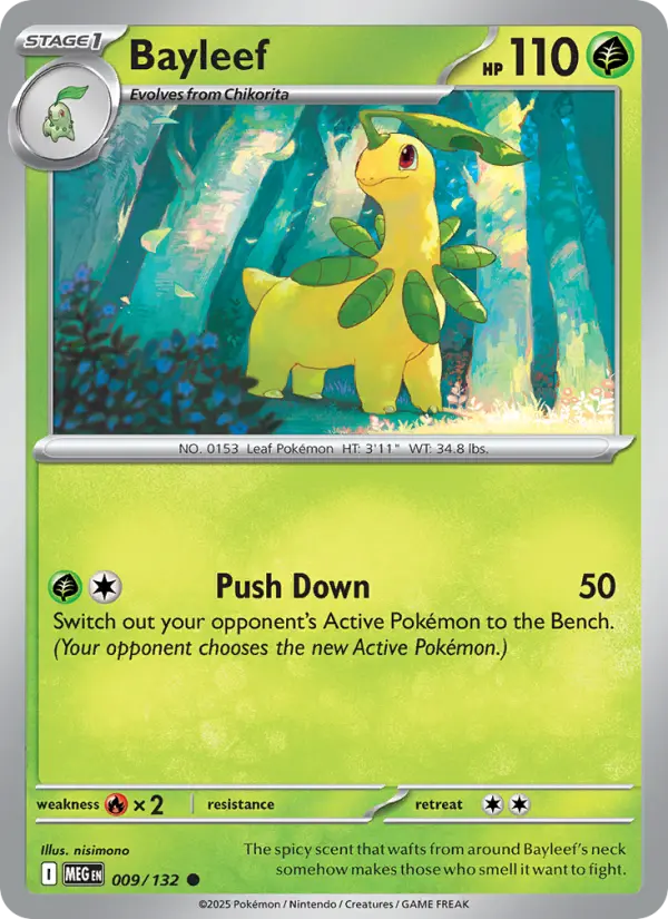 Bayleef — Mega Evolution card #009