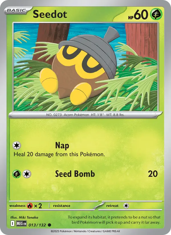 Seedot — Mega Evolution card #013