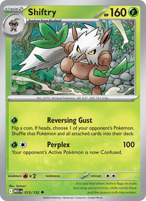 Shiftry — Mega Evolution card #015