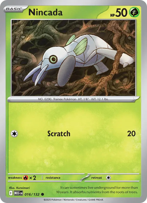 Nincada — Mega Evolution card #016