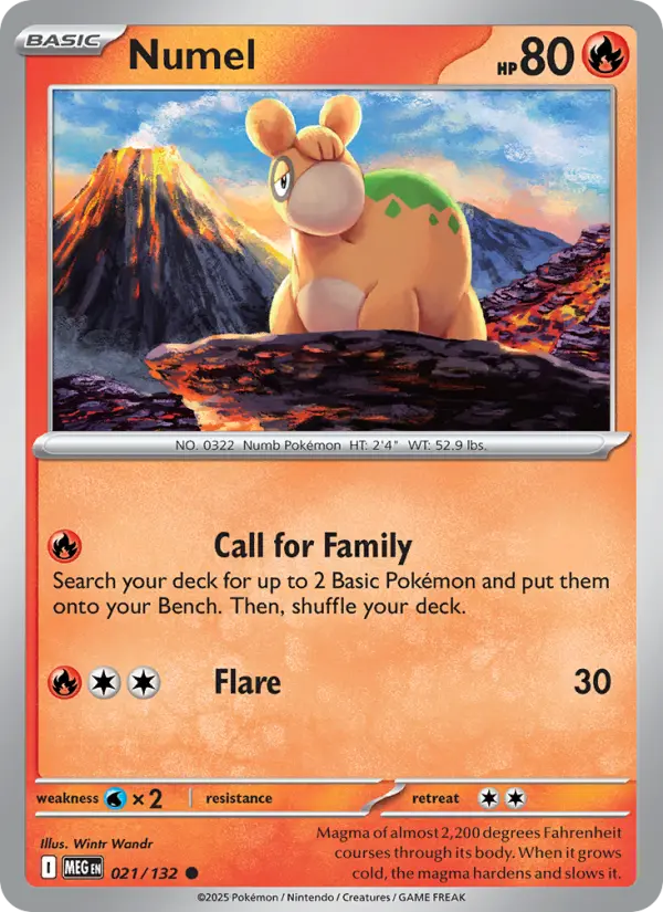 Numel — Mega Evolution card #021