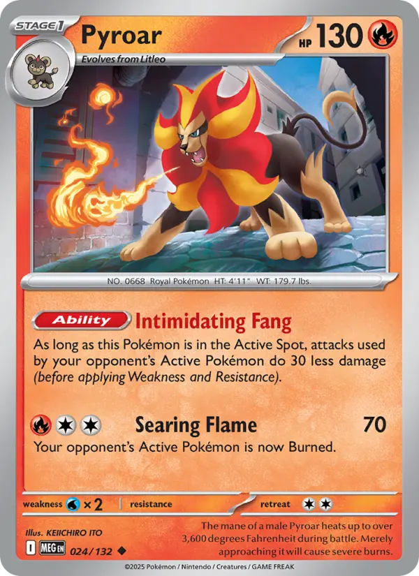 Pyroar — Mega Evolution card #024