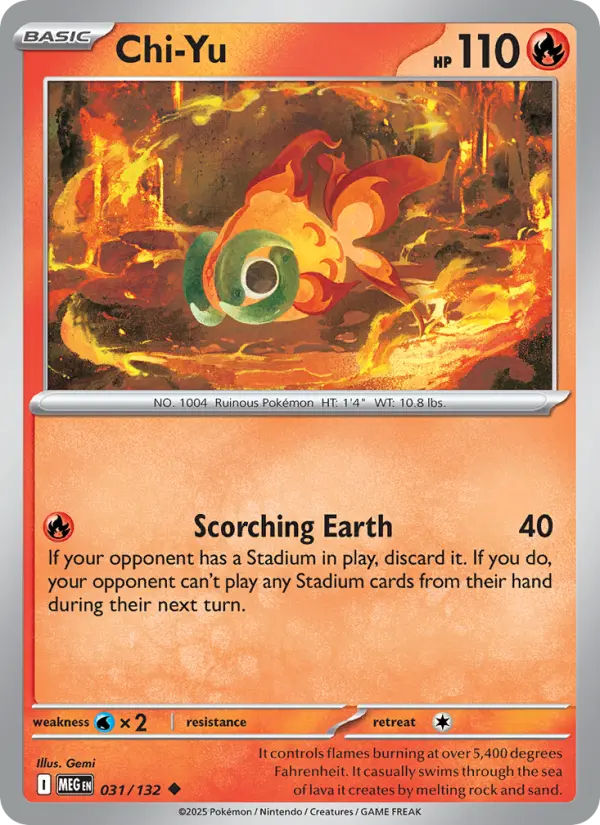 Chi-Yu — Mega Evolution card #031