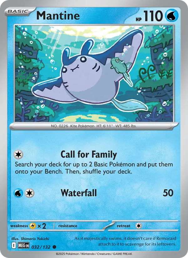 Mantine — Mega Evolution card #032