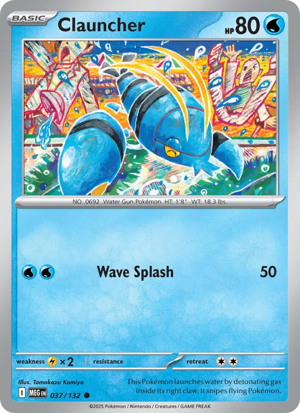 Clauncher — Mega Evolution card #037